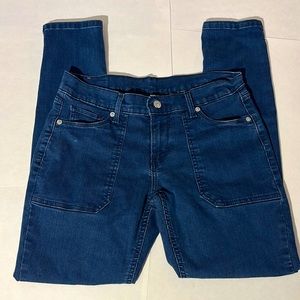 Levi's Urban Outfitters cords ribbed skinny jeans denim sz 29 medium wash